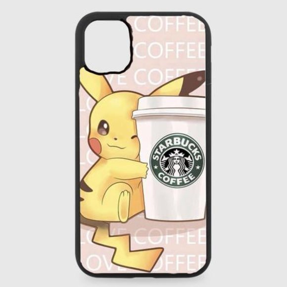 Pikachu Starbucks Phone Case - Picture 1 of 1